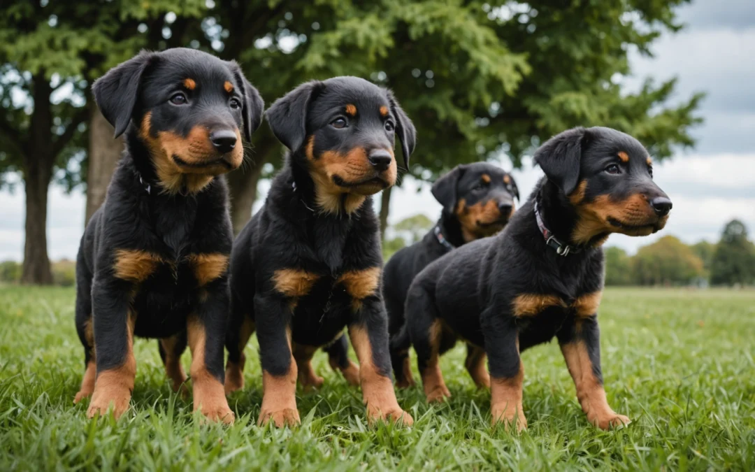 Découvrez nos adorables chiots Beauceron à vendre!