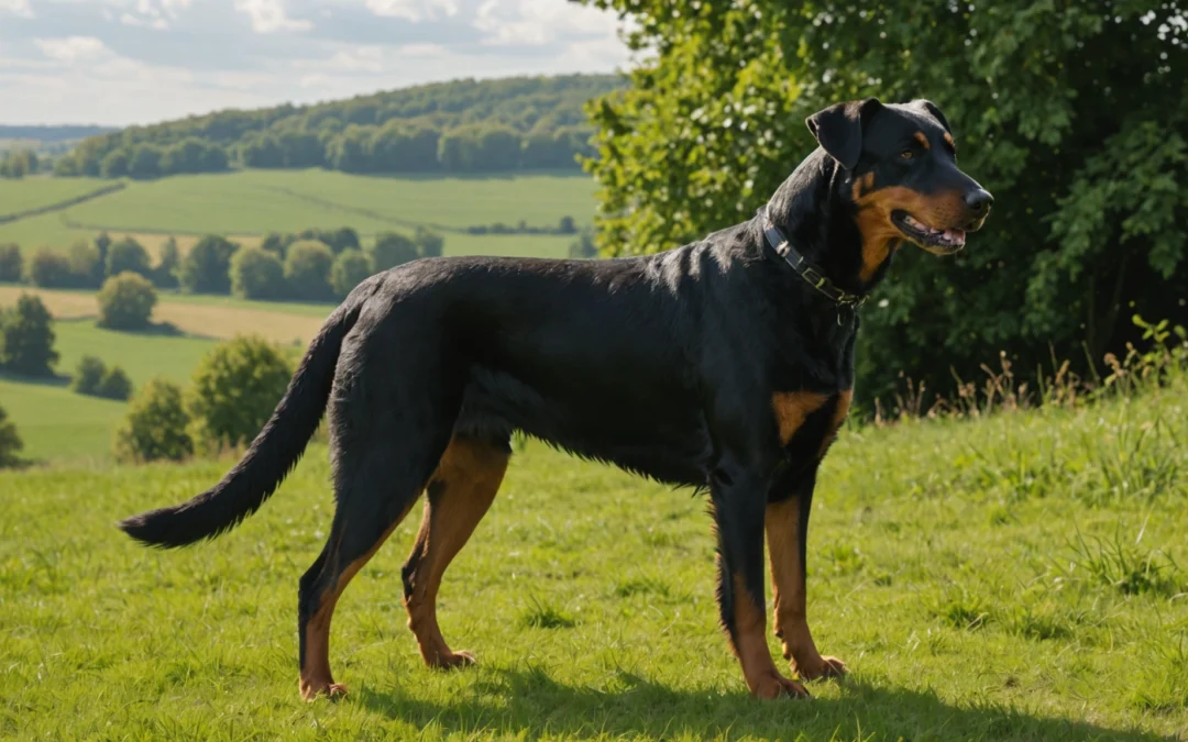 La Magnifique Élegance du Beauceron : Un Trésor Canin