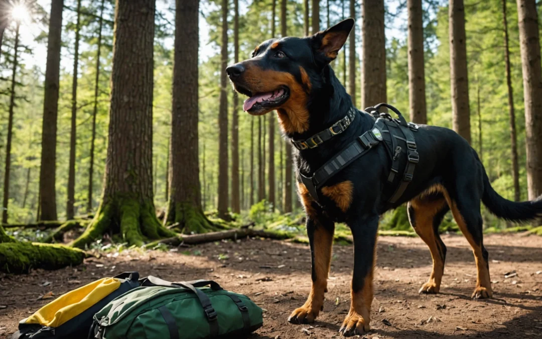 L’équipement de randonnée pour un beauceron: soyez prêt pour l’aventure canine !