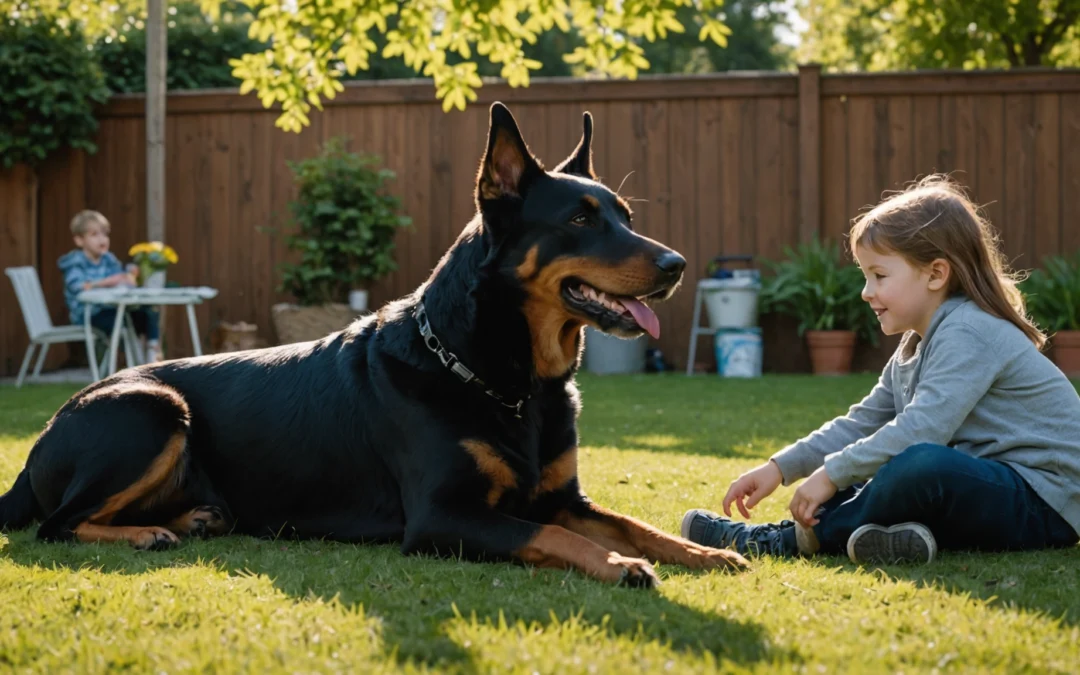 beauceron et enfants : l’alliance inattendue pour une famille épanouie